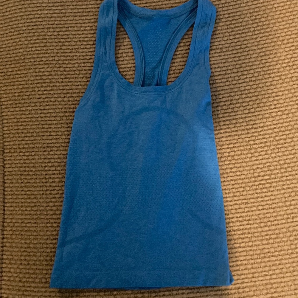 Blue Lululemon tank